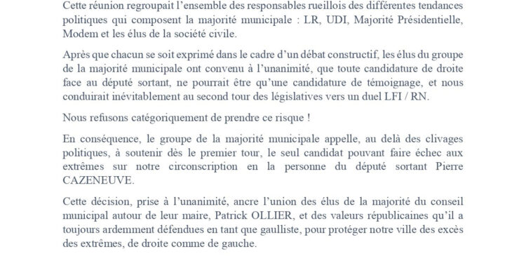 legislatives rueil-malmaison