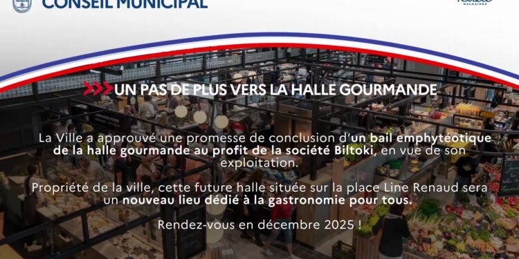 Halle de l&rsquo;Arsenal : signature d&rsquo;un bail d&rsquo;une durée de 70 ans avec Biltoki pour l&rsquo;aménagement d&rsquo;une halle « gourmande »