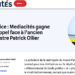 Patrick Ollier perd en appel face au journal Médiacités